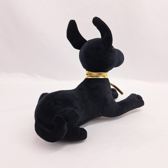 Anubis The Afterlife Egyptian Ancient God Black And Gold Plush Stuffed Animal - Picture 5 of 15